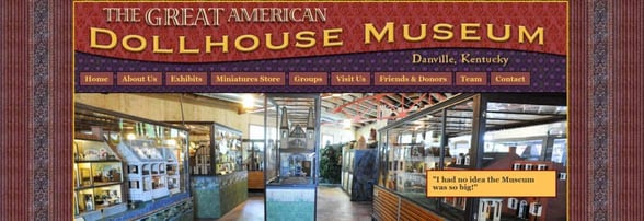 Screenshot of the Great American Dollhouse Museum