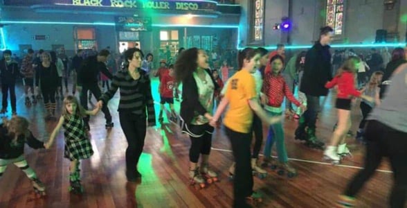 Photo of people skating