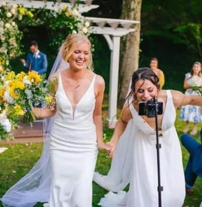 Photo of a wedding