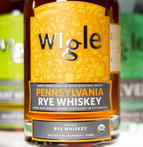 Photo of a Wigle bottle