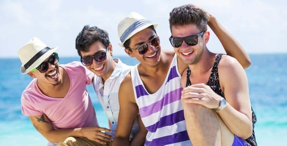 Photo of gay friends