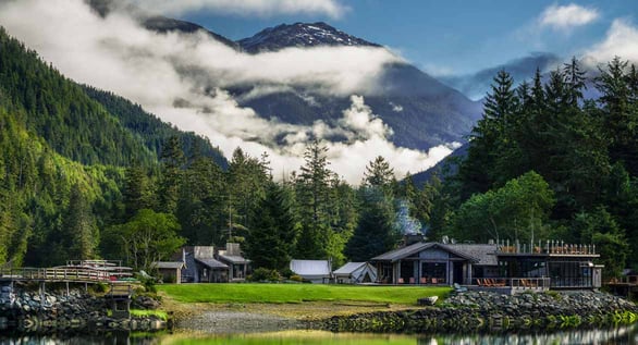 Photo of the Clayoquot Wilderness Lodge main lodge
