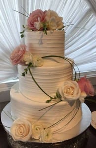 Photo of a wedding cake