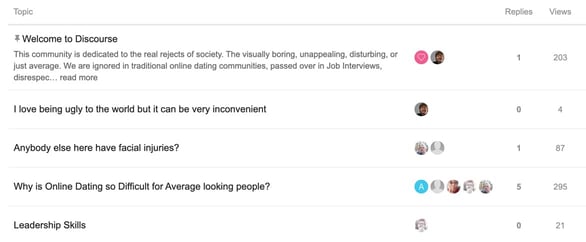 Screenshot of the Ugly Schmucks community forum Screenshot of the Ugly Schmucks community forum