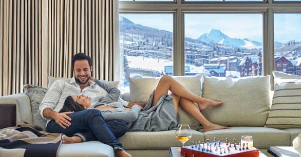 Photo of couples at the Viceroy Snowmass