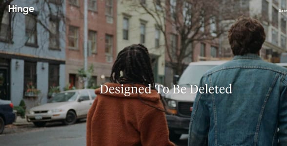Screenshot from Hinge