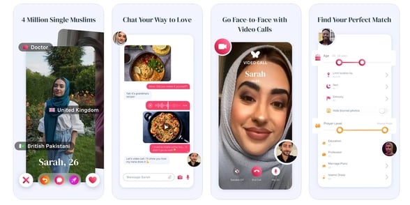 Screenshot of muzmatch on devices