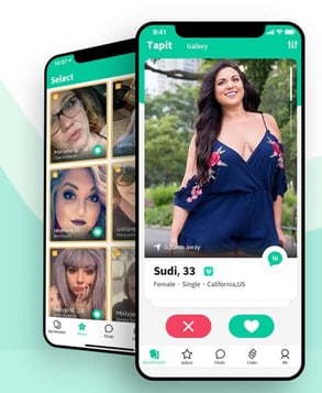 Screenshot of Bustr app on devices