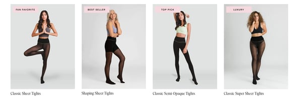 Screenshot from Sheertex website