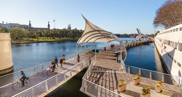 Screenshot of Riverwalk banner