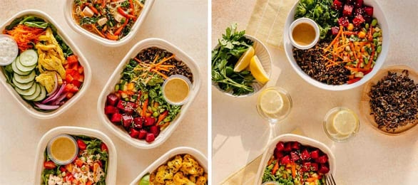 Collage of Territory Foods meals