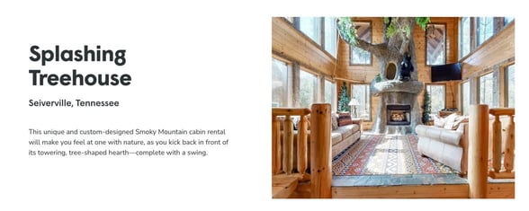 Screenshot from Vacasa website