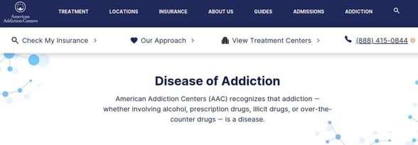 Screenshot of the AAC Screenshot of the AAC