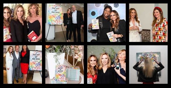 Photos of The Art of the Date book party