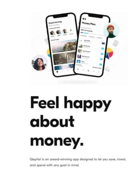 Screenshot from Qapital. 