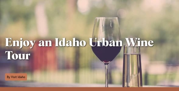 Screenshot from Visit Idaho