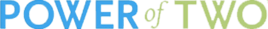 Power of Two logo. 