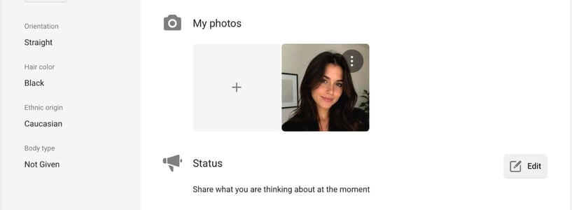 SparkMeets profile