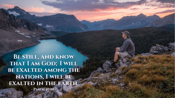 Screenshot of daily verse from website.