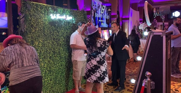 Photo of a wedding showcase
