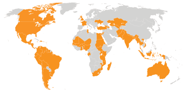 map of countries where Gynuity has projects