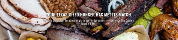 Screenshot of Black's BBQ site