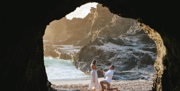 Photo of a proposal taken by Jenna Lee Photo of a proposal taken by Jenna Lee