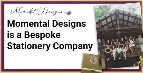 Momental Designs Is a Bespoke Stationery Company That Wows Couples With Custom Wedding Invitations