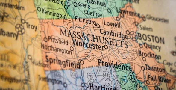 Massachusetts map