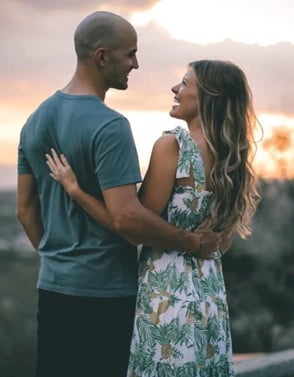 Photo of a happy couple
