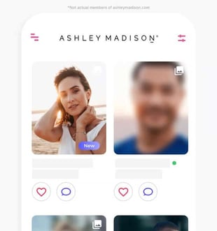 Screenshot of Ashley Madison app