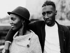man and woman man and woman