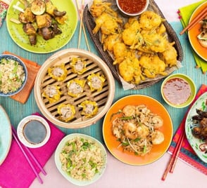 Malaysian Night Market dishes