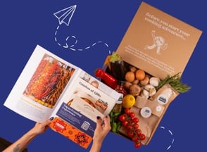 a cookaway box being opened