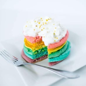 rainbow pancakes