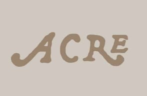 acre logo in beige