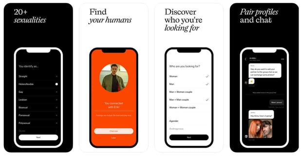 Feeld screenshots