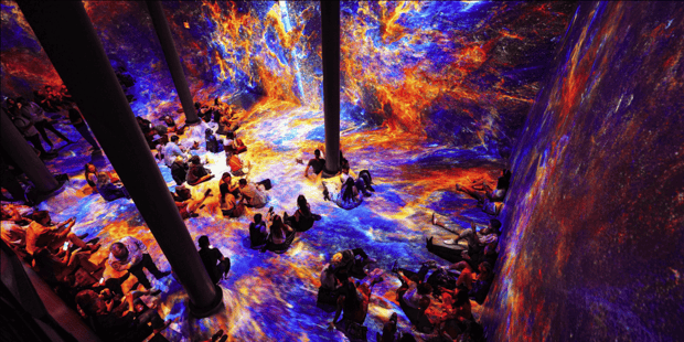 Exhibit at Artechouse in Chelsea Market Exhibit at Artechouse in Chelsea Market