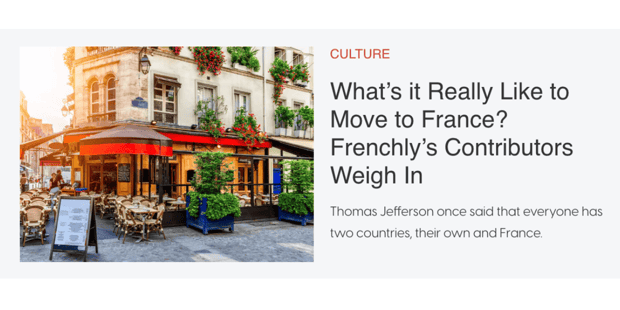 Frenchly website screenshot Frenchly website screenshot