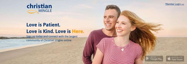 Christian Mingle homepage