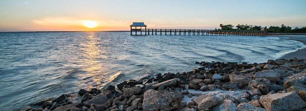 Photo of the pier in Bay St. Louis