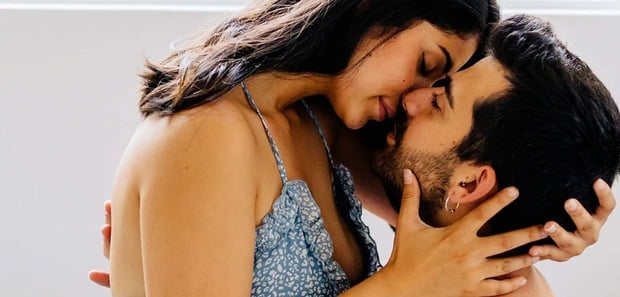 couple embracing