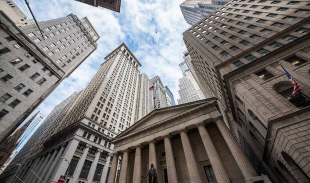 Photo of New York City financial district