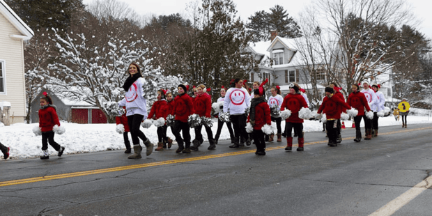 Holiday parade in Littleton, New Hampshire