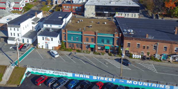 Aerial view of downtown Littleton, New Hampshire Aerial view of downtown Littleton, New Hampshire