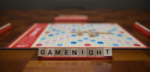 Photo of a Scrabble board Photo of a Scrabble board