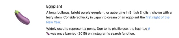Eggplant Emoji Emojipedia screenshot