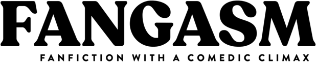 "Fangasm" logo