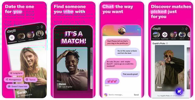 OkCupid screenshots