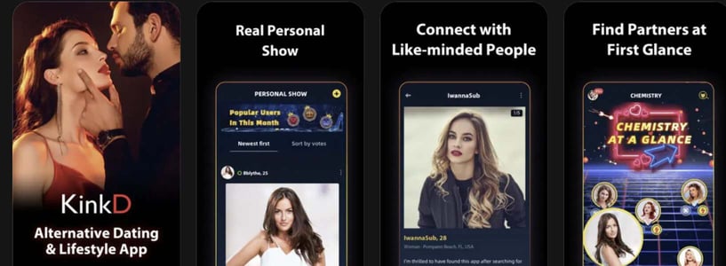 KinkD app screenshots KinkD app screenshots